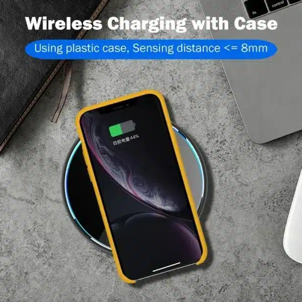 15W Fast Wireless Charger for Motorola Edge 40 50 Pro 30 Ultra 50 Neo Moto Edge 2023 2024 Wireless Charging Pad with USB Cable - Image 3