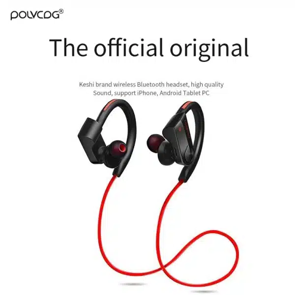 POLVCDG-K98 Neck Wireless Bluetooth headset IPX7 Waterproof Sports Fitness Stereo headset Microphone Noise cancelling wireless - Image 4