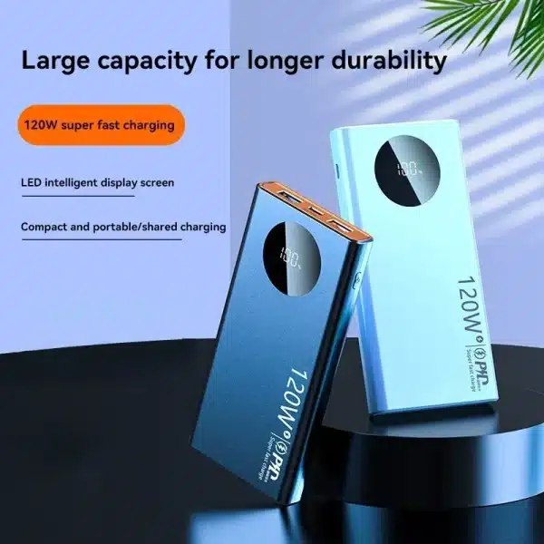 Xiaomi 120W Fast Charging 50000mAh Portable Power Bank Mobile Phone Accessory External Battery Compatible with iPhone Samsung - Image 4