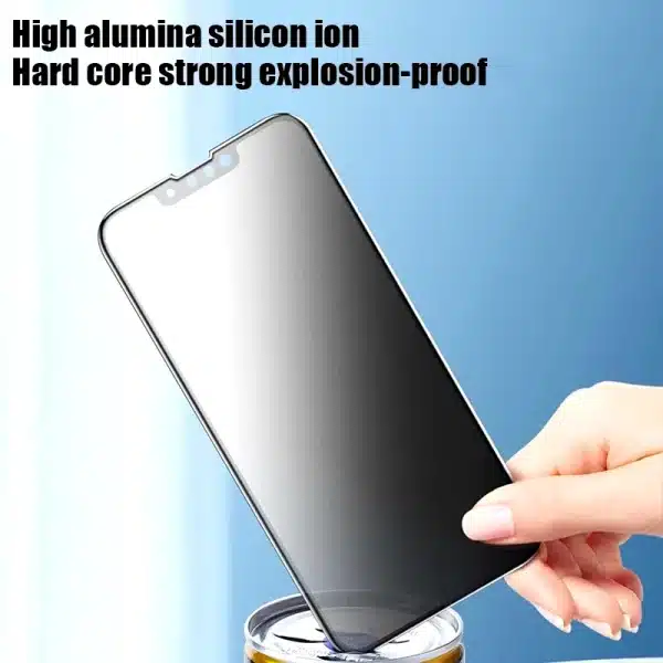 Privacy + Matte Tempered Glass for iPhone 11 12 13 14 15 16 Pro Max 6 7 8 Plus SE 2020 X XS XR Anti Spy Peeping Screen Protector - Image 3