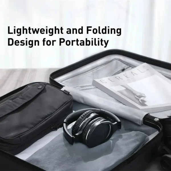 Baseus D02 Pro Wireless Headphones Bluetooth Earphone 5.3 Foldable Headset Sport Headphone Gaming Phone Fone Bluetooth Earbuds - Image 6