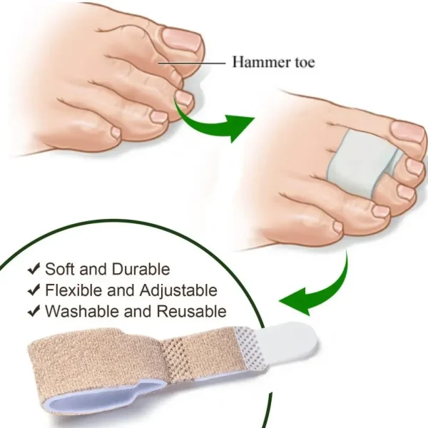 Toe Straightener Breathable Bunion Corrector Non-Deformed Foot Wear Finger Straightener Hammer Toe Hallux Valgus Corrector - Image 3