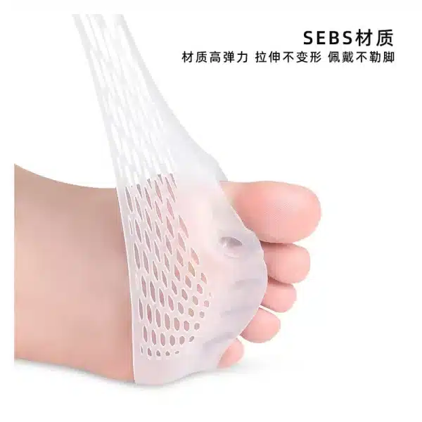 2pcs Silicone Forefoot Pads Gel Insoles Pads Toe Separator Cushion Pad Pain Relief Insoles Finger Toe Valgus Corrector Gel Pads - Image 5