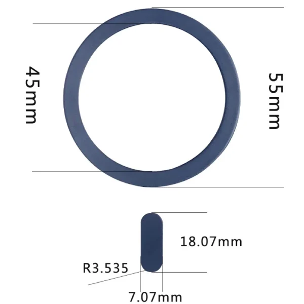 1pc/3pc for Magsafe Magnetic Plate Ring Universal Metal Sticker Support Wireless Charger Metal Plate Sheet for Magnet Car Holder - Image 2