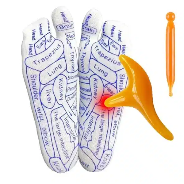6 Pcs Acupoint Glove Foot Acupressure Sock Massaging Sock Massage Relieve Tired Massager Reflexology Socks Foot Physiotherapy - Image 2