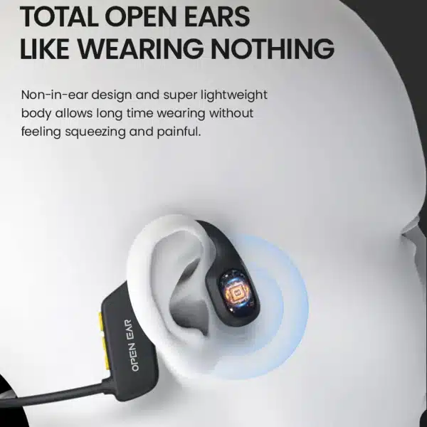 PARAMITA 8GB Storage Swimming Headset IP68 Waterproof Bone Conduction Headset Open Ear Wireless BT 5.2 Ear Hook Earphones Sport - Image 4