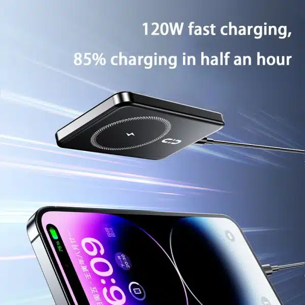 Xiaomi Magnetic Power Bank 50000mAh Large Capacity 120W Wireless Fast Charger Portable Battery for iPhone Samsung Xiaomi Gift - Image 5