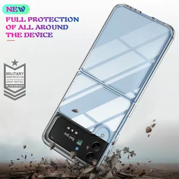 Clear Ultra Thin PC Case for Samsung Galaxy Z Flip 4 6 5 5G flip6 Flip4 Flip5 Flip2 Flip3 Flip 3 2 Anti-Knock Phone Bag - Image 3