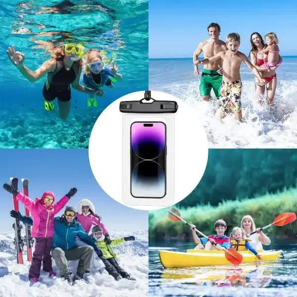 Waterproof Phone Case Swimming Water Proof Bag Universal Underwater Protector Pouch Cover For iPhone Samsung below 6.7" Phone - Image 4