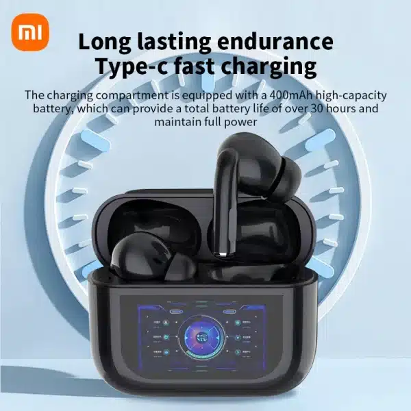Xiaomi Mijia G4 ANC Wireless Earbuds LED Screen Noise Cancelling Bluetooth Headphones Sports earphones With Mic For Android iOS - Image 6