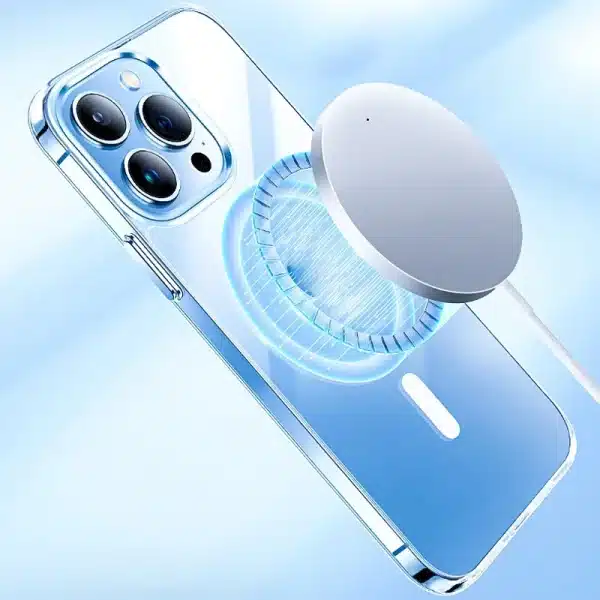 Phone Case For Xiaomi Redmi Note 13 4G Note13 Pro 5G TPU Black Shell Back Cover Support Magnetic Wireless Charger Sticker - Image 3