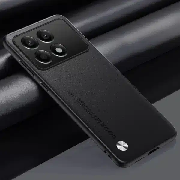 Case for Poco X6 Pro Luxury PU Leather Shockproof Silicone Shell Fundas for Xiaomi Poco X6 Pro Cover Protection Back Phone Coque - Image 6
