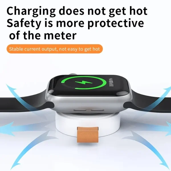 Fast Magnetic Wireless Charger For Apple Watch 9 8 7 6 5 4 3 SE Ultra IWatch Dock Adapter Chargers Portable PD Charging Station - Image 3