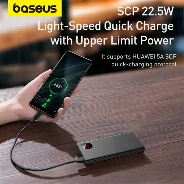 Baseus Power Bank 10000mAh 20000mAh 22.5W Fast Charging Powerbank Portable External Battery For iPhone 16 15 14 12 13 Pro - Image 6