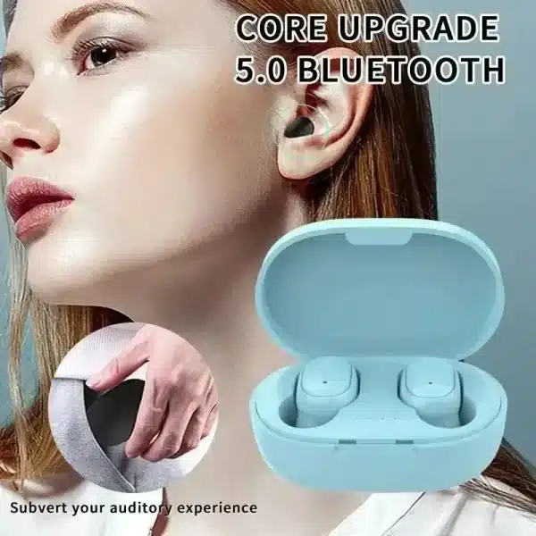 NEW A6S Wireless Bluetooth Headset With Microphones Sports Earbuds Earphones Noise-cancelling Earplug Mini Headphones Hands-free - Image 6