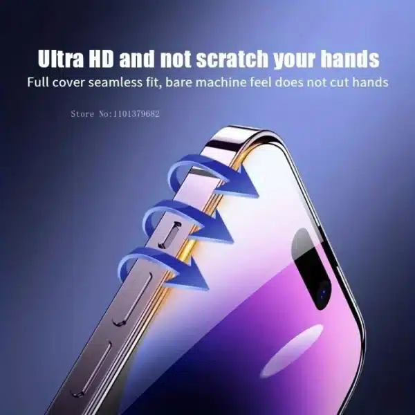 3Pcs Tempered Glass for16 15 14 13 12 11 Pro Max 16 15 14 Plus 12 13 Mini Protective Film X XR XS Max Phone Screen Protector - Image 5
