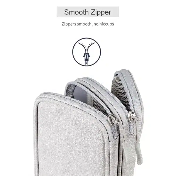 Data Cable Storage Bag Waterproof Travel Organizer Bag Portable Carry Case Layers Storage Bag for Cable Cord USB Charger - Image 5