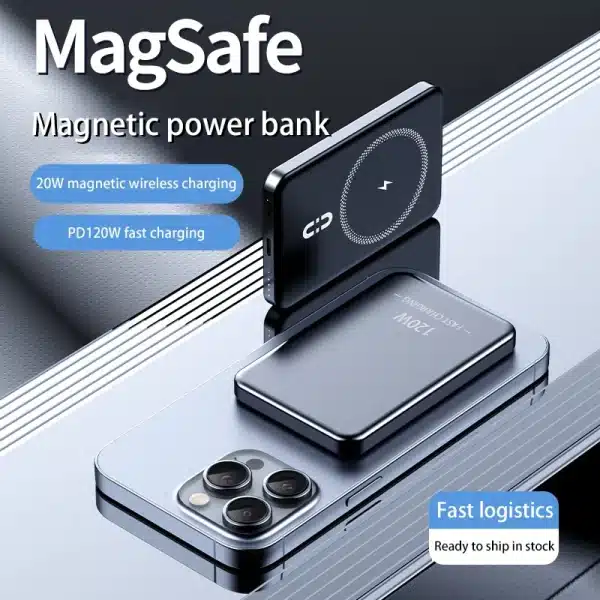 Xiaomi Magnetic Power Bank 50000mAh Large Capacity 120W Wireless Fast Charger Portable Battery for iPhone Samsung Xiaomi Gift - Image 2