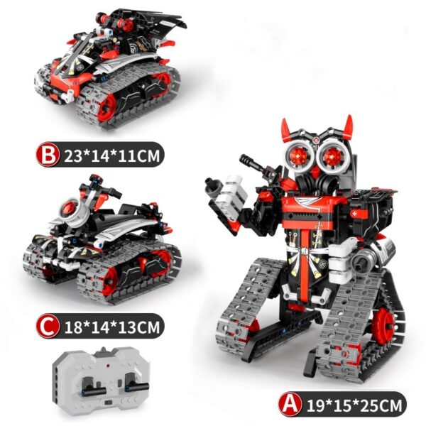 Children's Programming Robot Building Blocks Mechanical Dog Assembled Remote Control Toys - Image 7