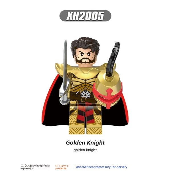 Medieval Series Battle Priest Imperial Knight Children's Assembled Building Blocks Toys - Image 6