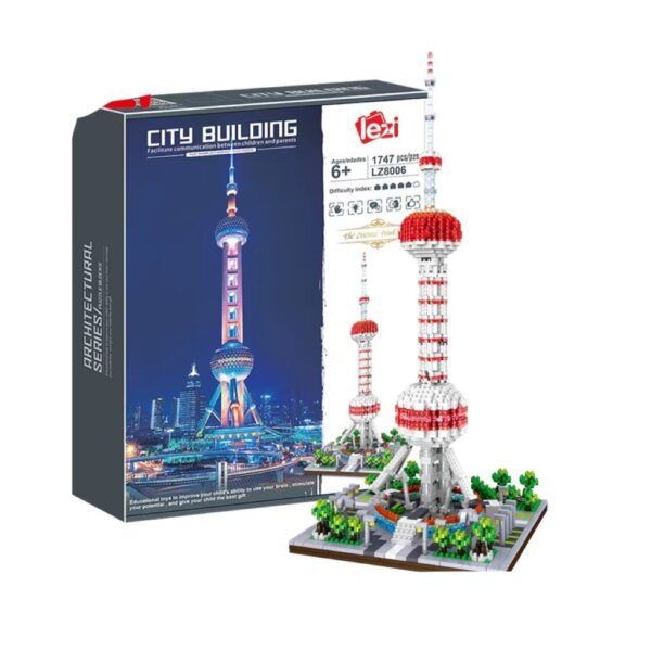 Pearl Tower Model Microparticle Assembling Building Blocks - Image 3