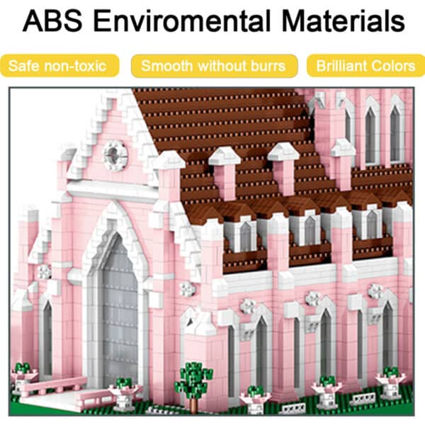 Building Blocks High Difficulty Huge Type Over 18 Years Old Building Patchwork Wedding Manor - Image 5