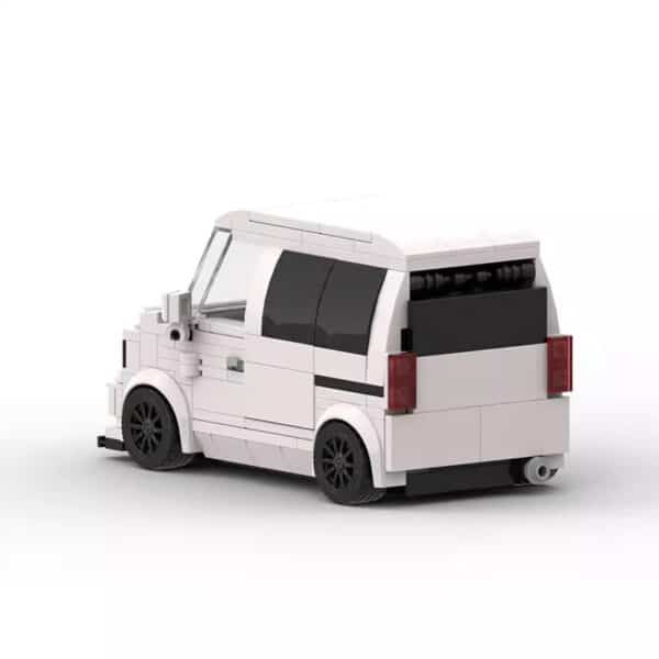 Building Blocks Creative Domestic 8-Grid Truck Assembled Speed Series Boy Ornaments - Image 3