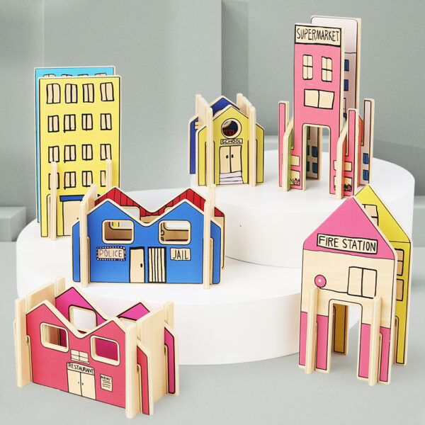 Children's DIY Assembled Building Block Toys - Image 4