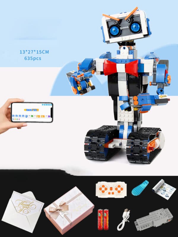 Building Blocks Programming Electric Remote Control Children's Toy Set - Image 8