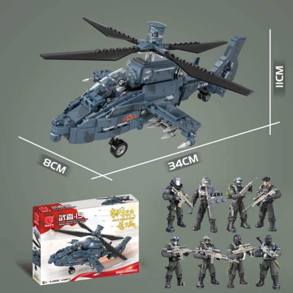 Assembling Joint Movable Soldier Puzzle Military Model Building Blocks Small Doll Foreign Trade Toys - Image 2
