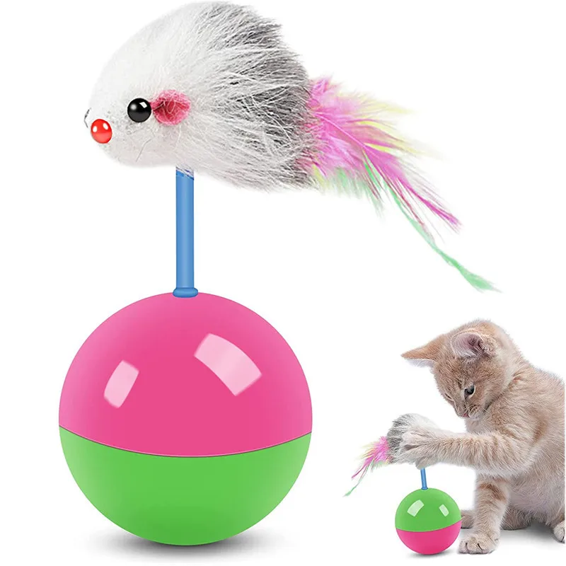 New cat toys set Mouse not tumbler fun teasing cats and dogs self high toys pet supplies set of toys teasing cat toys 1