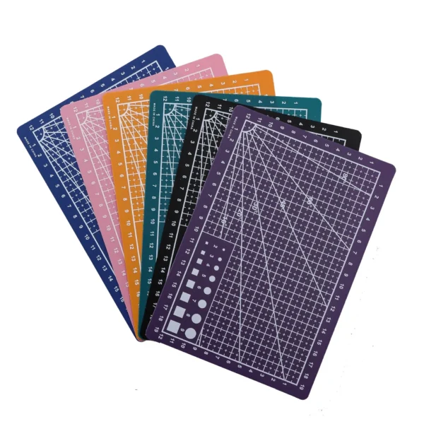 1pcs A5 PVC Cutting Mat Cutting Board Workbench Patchwork Sewing Manual DIY Knife Engraving Leather Single Side Underlay 1
