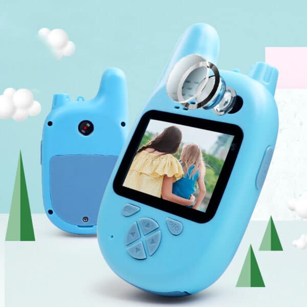 Walkie-Talkie Kids Camera Toys Mini HD Cartoon Cameras - Image 2