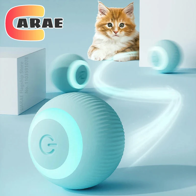 Cat Interactive Ball Electric Automatic Rolling Ball Smart Toys for Cats Smart Cat Toy Rotating Ball Cat Game Accessories 1