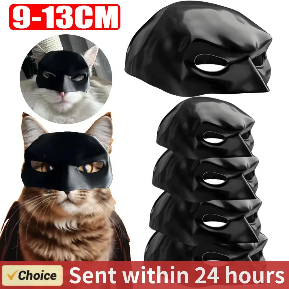 9-13cm Cat Bat Cool Man Mask Cat Avenger Mask Matte Cute Bat Mask Superhero Toys Cat Bat Halloween Costume For Cats Pet Supplies 1