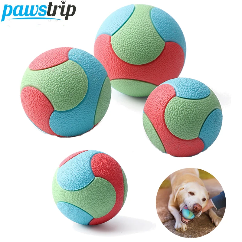 Pet Dog Toys Bite Resistant Bouncy Ball Toys for Small Medium Large Dogs Tooth Cleaning Ball Dog Chew Toys Pet Training Products 1