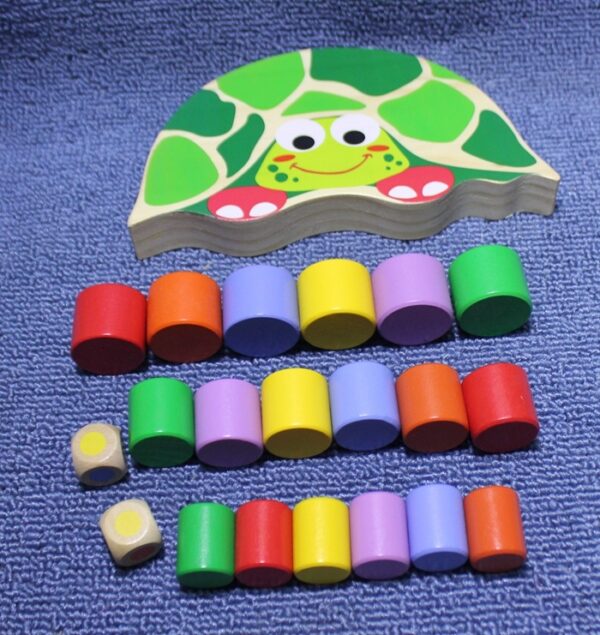 Wooden tortoise balance toy - Image 9