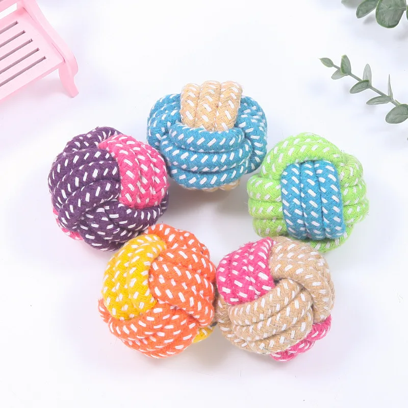 Interactive Cotton Rope Mini Dog Toys Ball for Dogs Accessories Toothbrush Chew Puppy Toy for Large Small Dogs Toy Pet Dog Toy 1