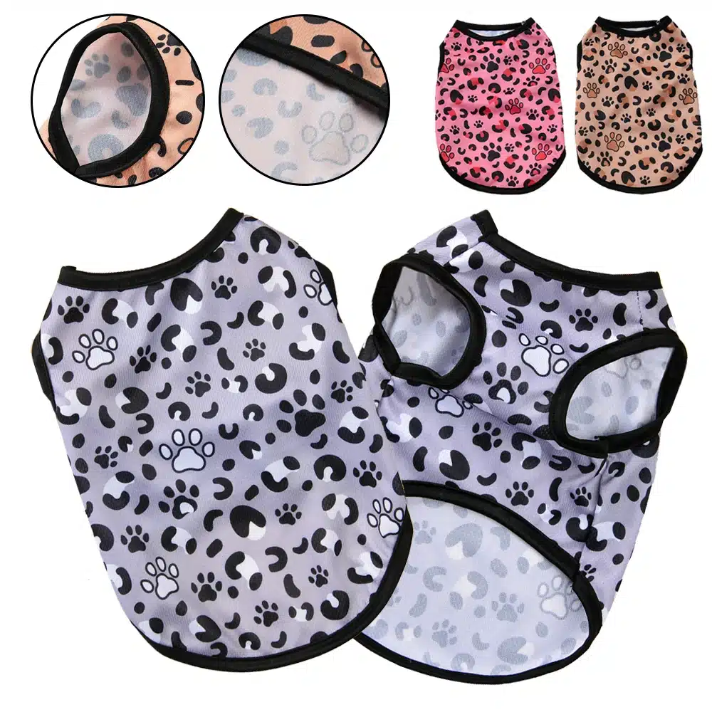 Summer Cat Dog Clothes Mesh Soft Pet Vest Dog Apparel For Small Dogs Cats Jacket French Bulldog Yorkshire Anti-scratch Costume 1