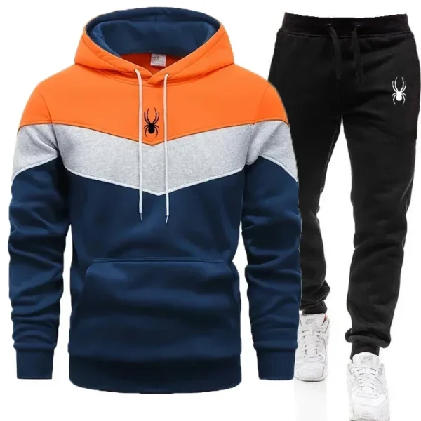Men's Clothing Casual Sweatshirt Suit Sweatshirts for Men Daily Tricolor Hoodies Hot High Quality 2024 Sports Tracksuit Jogging 6