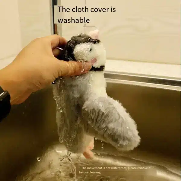 Interactive Cat Toys, Rechargeable Chirping Flapping Bird with Catnip for Indoor Cats, Touch Activated Plush Toys 2