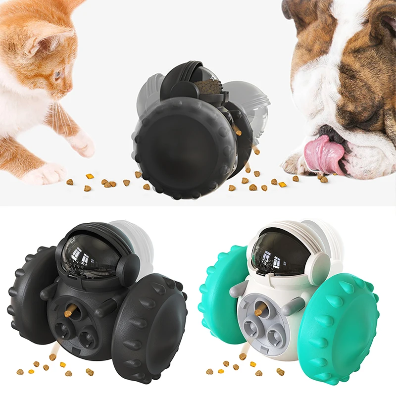 Dog Treat Leaking Toy For Small Big Dogs Tumbler Interactive Toys Puppy Cat Slow Food Feeder Dispenser IQ Training Accessories 1