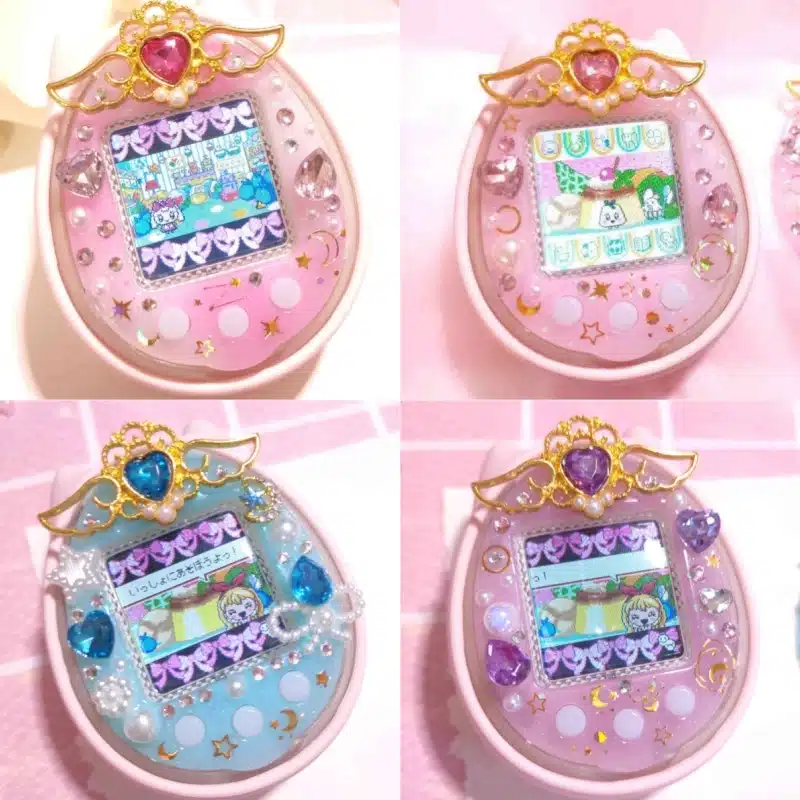 New Electronic Pet Protective Cover Laurel Love Diamond Wings Style Tamagotchi 4u/4u+ Series Panel For Protection Cover Gifts 1