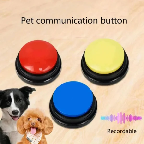 Dog Communication Buttons Voice Recording Button for Pet Training Buzzer 30 Second Record Playback Funny Gift for Talking Pet 2