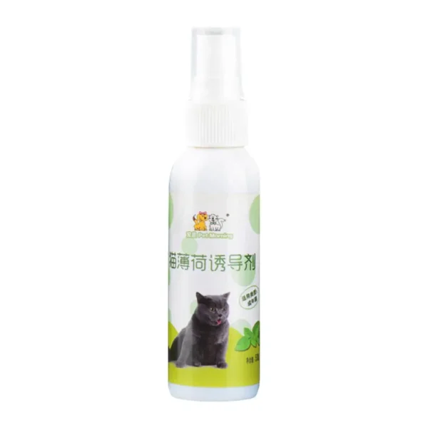 1pcs 50ml Cat Catnip Spray Natural Healthy Safe Long-term Toy Cat Pet Training Scratching CatMint Inducer Effect Pad W0Q4 4