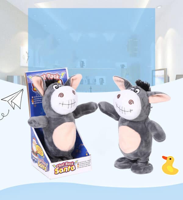 Electronic Robot Donkey Remote Control Kids Plush Toy Speak /walk/sing - Image 3