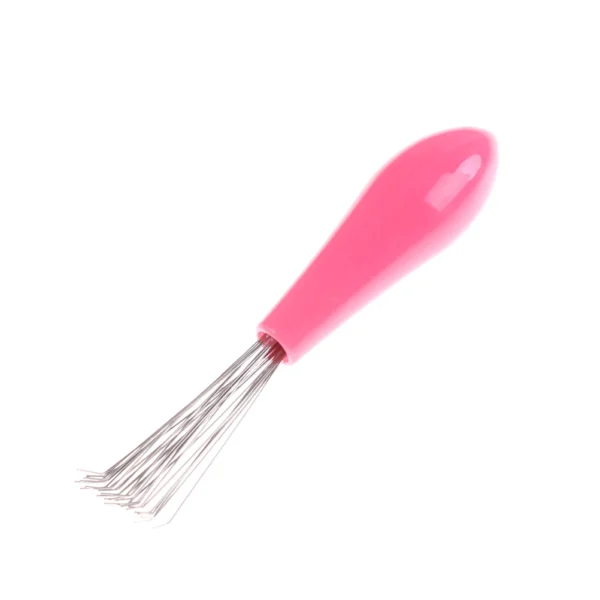 1 PC Random Color Comb Hair Brush Cleaner Cleaning Remover Embedded Plastic Comb Cleaner Tool 2