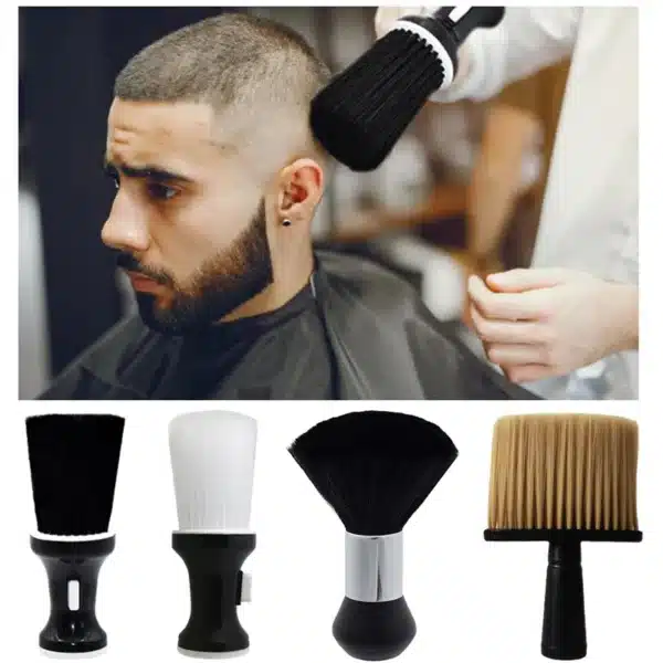 Soft Hair Brush Neck Face Duster Hairdressing Hair Cutting Broken Hair Cleaning Brush for Barber Salon Hairdressing Styling Tool 1