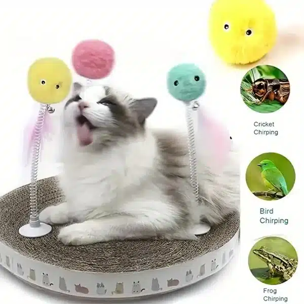 1/3Pcs Interactive Ball Smart Cat Dog Toys Plush Electric Catnip Training Toy Kitten Touch Sounding Pet Product Squeak Toy Ball 5