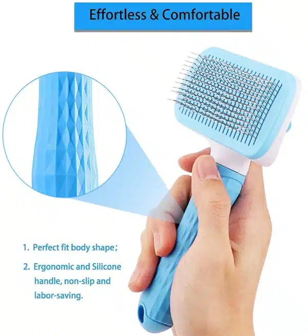 Dog Hair Remover Brush Cat Dog Hair Grooming And Care Comb For Long Hair Dog Pet Removes Hairs Cleaning Bath Brush Dog Supplies 6
